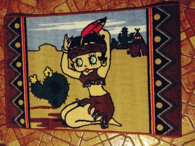 Three Sizes Available Betty Boop Western Area Rug