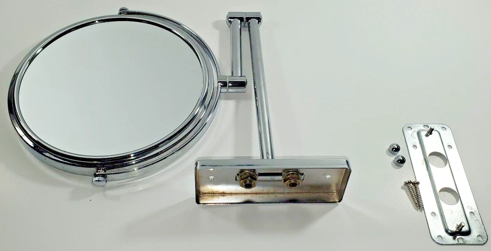 Classic KIMBALL & YOUNG INC. Double Sided Pivot Arm Wall Mirror Non-Lighted Used - Image 4 of 4