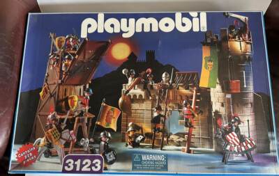 VINTAGE PLAYMOBIL SET 3123 KNIGHTS CASTLE ASSAULT SET EMPTY BOX ONLY  RETIRED
