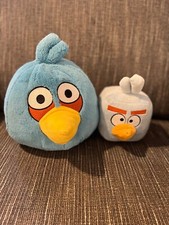 Angry Birds Blue Bird Jim Jay Plush No Sound 8  Toy Stuffed and Ice Cube 5"