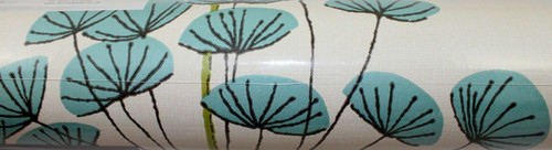 WALLPAPER ROLL Blue Green Cream FLORAL Contemporary SPONGEABLE Feature | SYLVIE - Picture 2 of 9