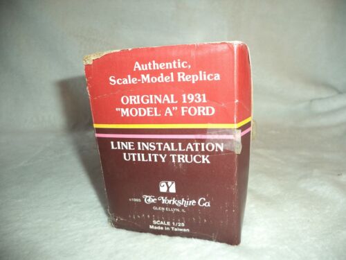 Yorkshire Co. 1931 Ford Model A 1:25 Bell System Line Install Utility Truck Box - Picture 3 of 7