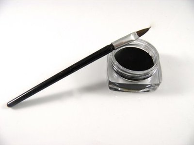 Neuer schwarzer wasserfester Eyeliner Eyeliner Gel Make-up Kosmetik + Pinsel 