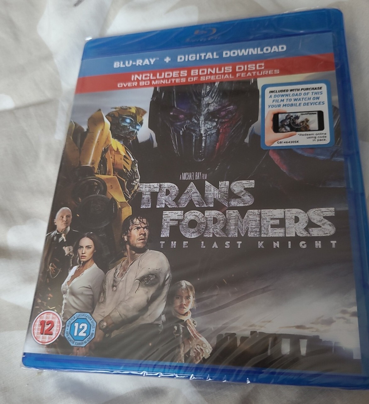 Transformers - The Last Knight Blu-Ray (2017) Mark Wahlberg BRAND NEW AND SEALED