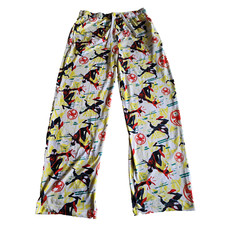Spiderman Mens L All-Over Print Lounge Sleepwear Pants Into The Spider-Verse