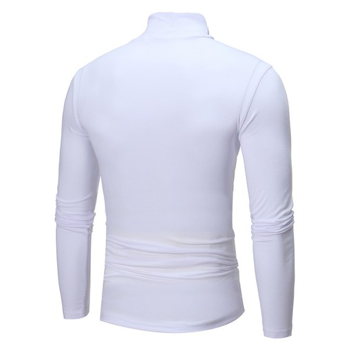 Men's Turtleneck Pullover Long Sleeve Jumper Tops Warm Casual Slim Fit AU - Picture 8 of 114