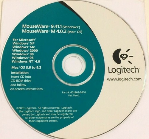 Logitech MouseWare 9.41.1 Windows - Mouseware M 4.0.2 Mac OS Software - Picture 2 of 7