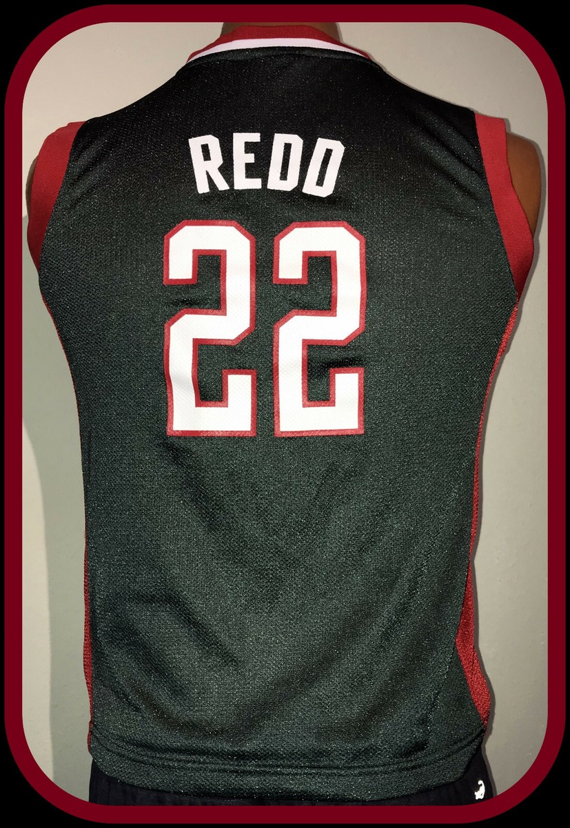 MILWAUKEE BUCKS VINTAGE MICHAEL REDD ADIDAS JERSEY YOUTH MEDIUM FREE  SHIPPING