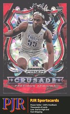 2020 Panini Prizm Draft Picks Collegiate #88 Precious Achiuwa Red Ice Memphis
