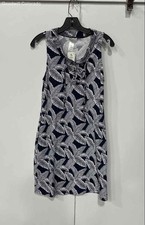 Tommy Bahama Women's Casual Blue/White Tropical Dress