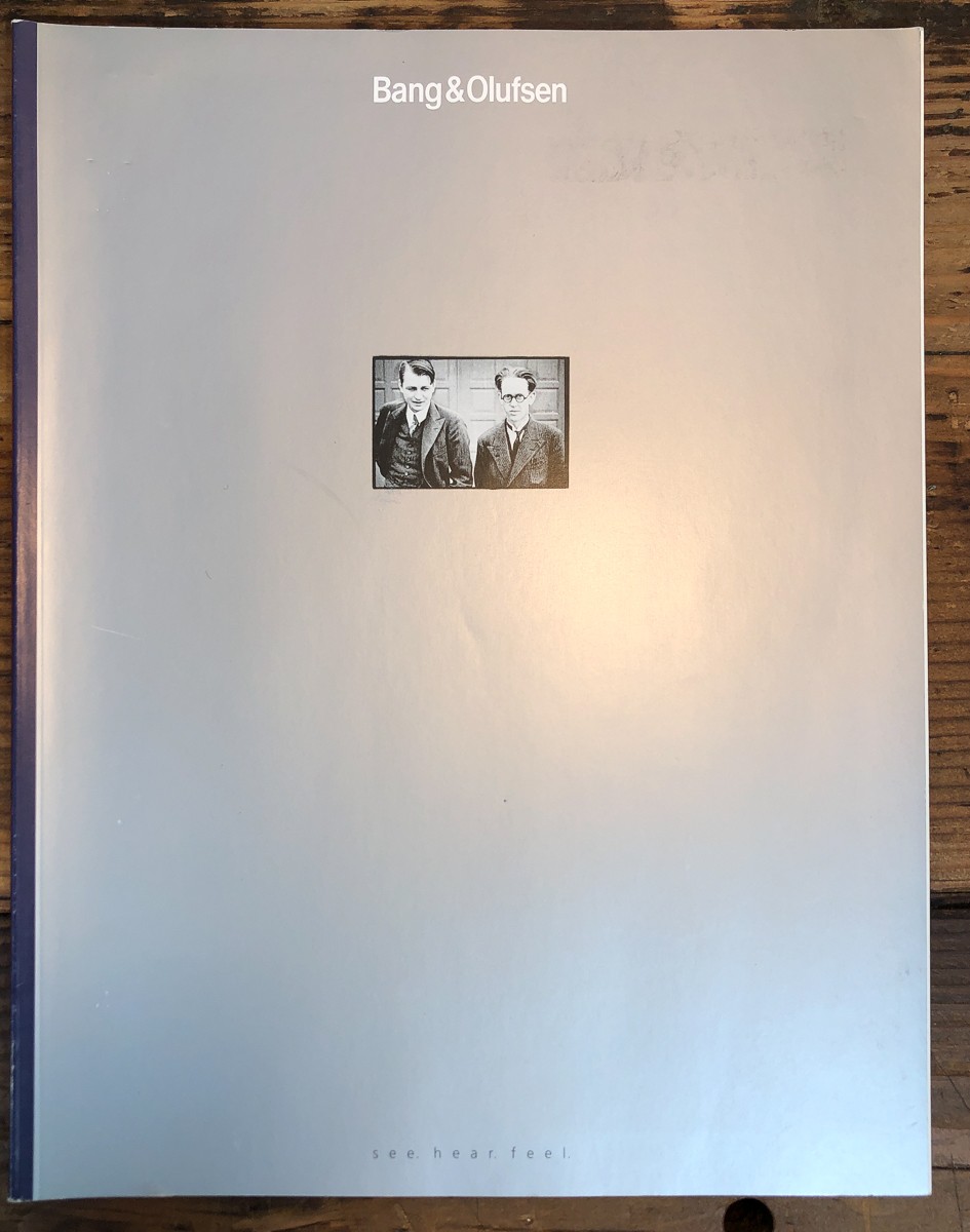 B&O Bang Olufsen "See Hear Feel" 65pgs Book *Original*