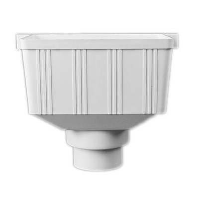 Dachrinne Regenwasserumsteller PVC Adapter kompatibel mit Standard Fallrohren