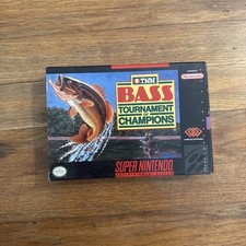 SNES TNN Bass Tournament Of Champions Boxed UNTESTED