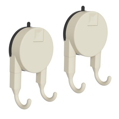 Strong Suction Cup Hooks for Shower, Bathroom, Kitchen, Heavy Duty Hangers fo...