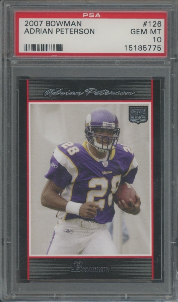 Adrian Peterson Bowman #126 Base