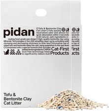 pidan Mix Cat Litter Tofu  Bentonite 70/30, Strong Clumping Flushable 5.3lb 2
