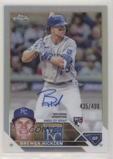 2023 Topps Chrome Rookie Auto Refractor 435/499 Brewer Hicklen #RA-BHI Auto z5b