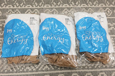 9-Pack L'eggs Sheer Energy Active Support Sheer Toe Pantyhose - Size A - Nude