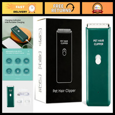 Portable Waterproof Pet Grooming Clipper - USB Rechargeable, Low Noise Trimmer f