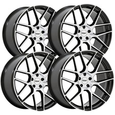 Staggered-tsw Lasarthe 18x8.518x9.5 5x4.5 35mm Blackmachined Wheels Rims