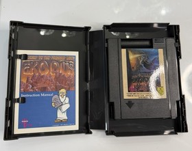 Exodus: Journey to the Promised Land (Nintendo NES, 1990) Cart And Manual Tested
