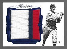 Luke Appling HOF 2017 Panini Flawless Memorabilia Jumbo Patch 3/4