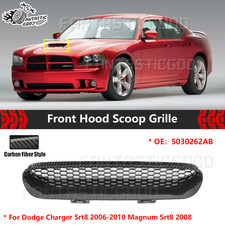 For Dodge Charger Srt8 2006-10 Magnum Srt8 2008 Front Hood Scoop Grille Carbon