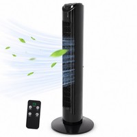 Tower Fan for Bedroom Electric Cooling Fan Quiet Standing Floor Fans with Timer
