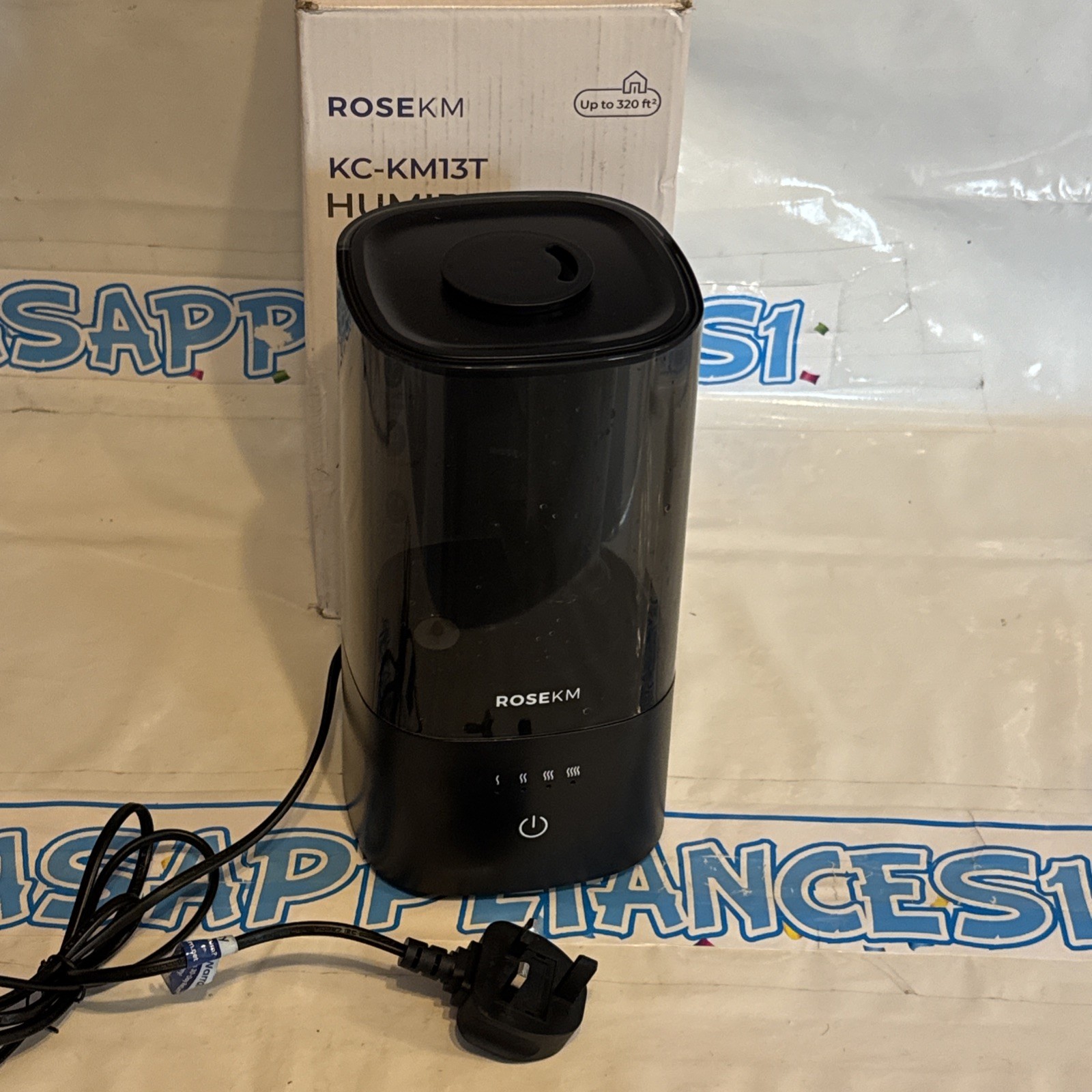 Rosekm Humidifiers for Bedroom, Cool Mist Humidifier for Home (U)