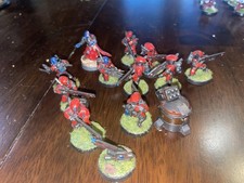 Games Workshop Tau Empire Warhammer 40K Fire Team Primed Miniatures Lot OPP. S9