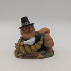New ListingDanbury Mint Pomeranian Perpetual Calendar November Dog Figurine Thanksgiving