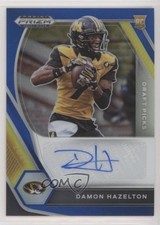 2021 Panini Prizm Draft Picks Blue 36/149 Damon Hazelton Jr #DPA-DHA Auto 0c2