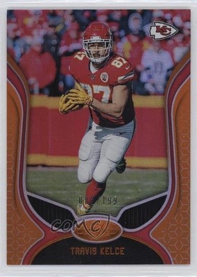 2019 Certified Mirror Orange 2/199 Travis Kelce #42 0nr3