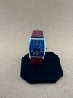 RARE BLUE Vintage Seiko Slim Barrel Quartz Men’s Wristwatch