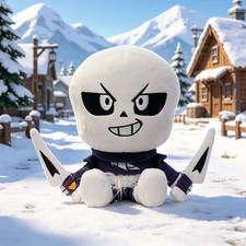 Undertale Cross Sans Plush Toy 22cm/8.6in Soft Stuffed Cartoon Pillow Doll Gift