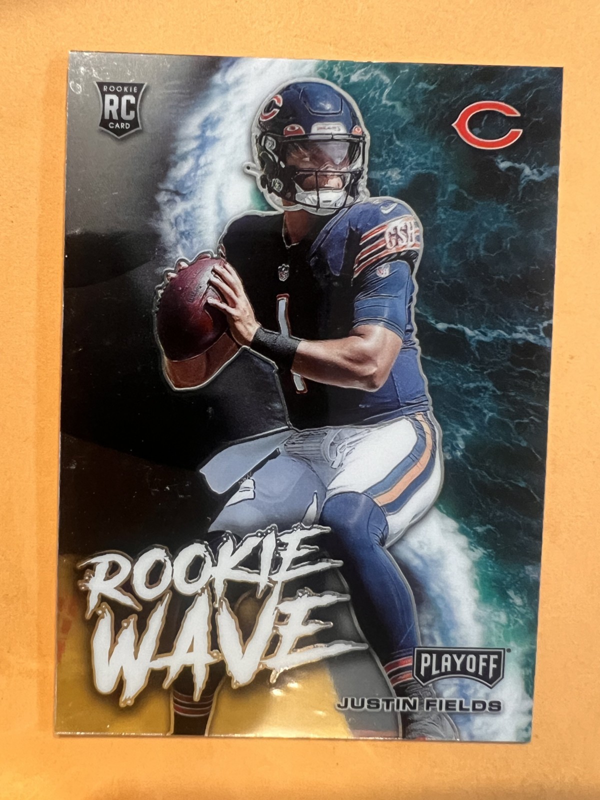 2021 Panini Playoff - Rookie Wave Justin Fields #RW-JFI Rookie RC