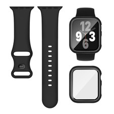 Sport Silicone Bands Compatible for Apple Watch Band 40mm 41mm and Case