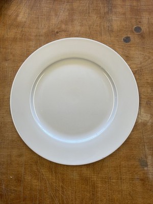 Crate and Barrel WHITE ASPEN China Dinner Plate 10 3/4 1 ea        3 available