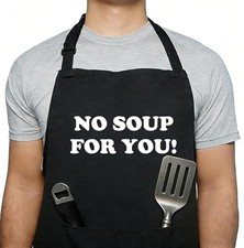 Funny Cooking Kitchen Aprons, Apron Aprons for Women Men with Pockets Apron-4