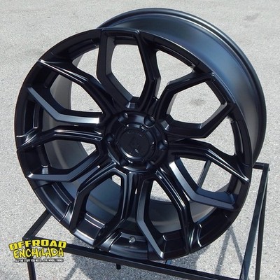 4/ 22x10'' 6x135 Arena Cobra A116 Wheels Rims Ford F-150 Expedition Raptor XLT