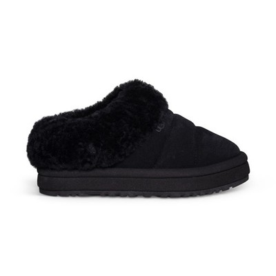 【箱無】UGG Tazzlita ブラック 23cm UGG TAZZLITA BLACK SUEDE SHEARLING SLIPPERS SIZE US YOUTH 4 FIT'S