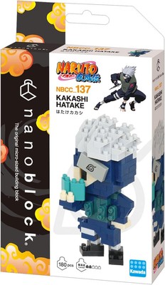 Kawada Nanoblock Naruto Shippuden Kakashi Hatake Micro-Sized Building Block Set