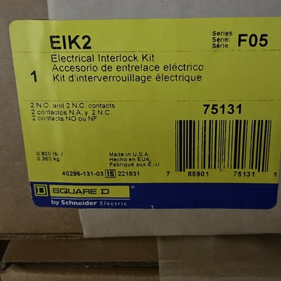 Square D EIK2 Safety Switch Electrical Interlock Kit