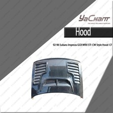 CARBON CW Style Front Hood For 1992-1996 Subaru Impreza GC8 WRX STI Bonnet Cover