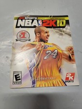 NBA 2K10 Sony PlayStation 3, 2009 Manual Only