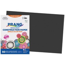 Prang/Sunworks Construction Paper 12x18" Black
