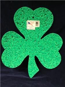MELTED PLASTIC POPCORN NWT SHAMROCK ST. PATRICK'S DAY COLLECTIBLE GREEN IRISH - Picture 8 of 9