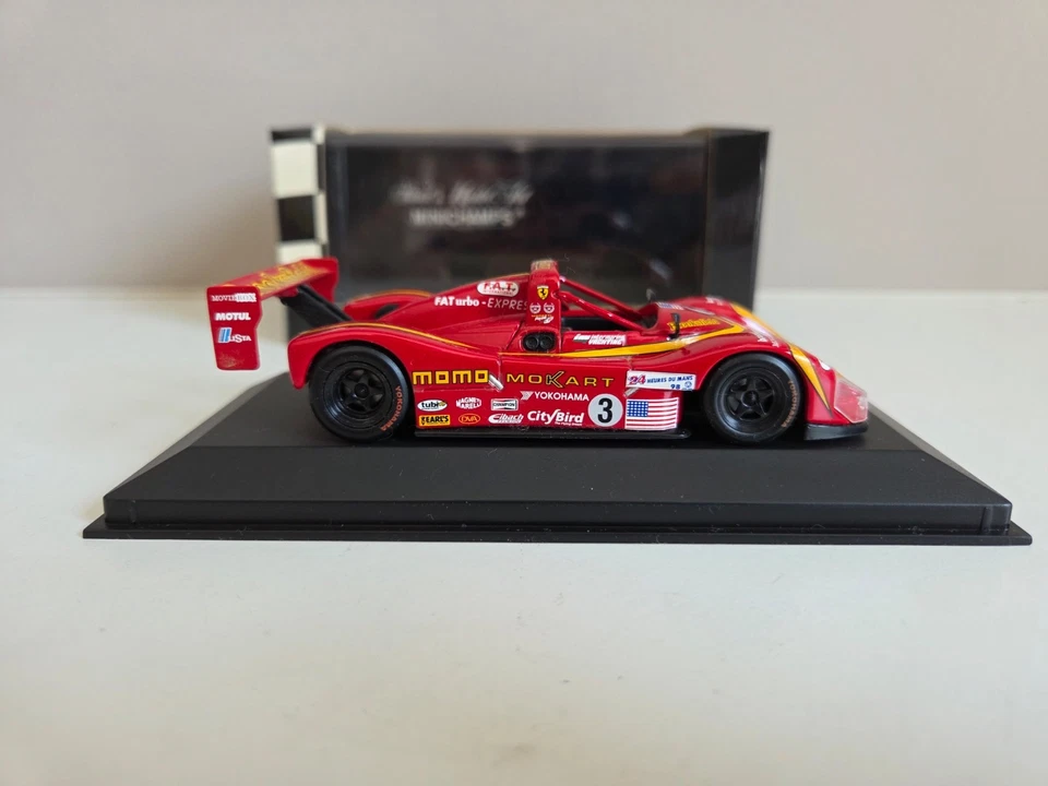 Minichamps 1/43 Ferrari 333SP Baldi/Theys/Moretti - Le Mans 1998 - 430987603 - Immagine 3 di 4
