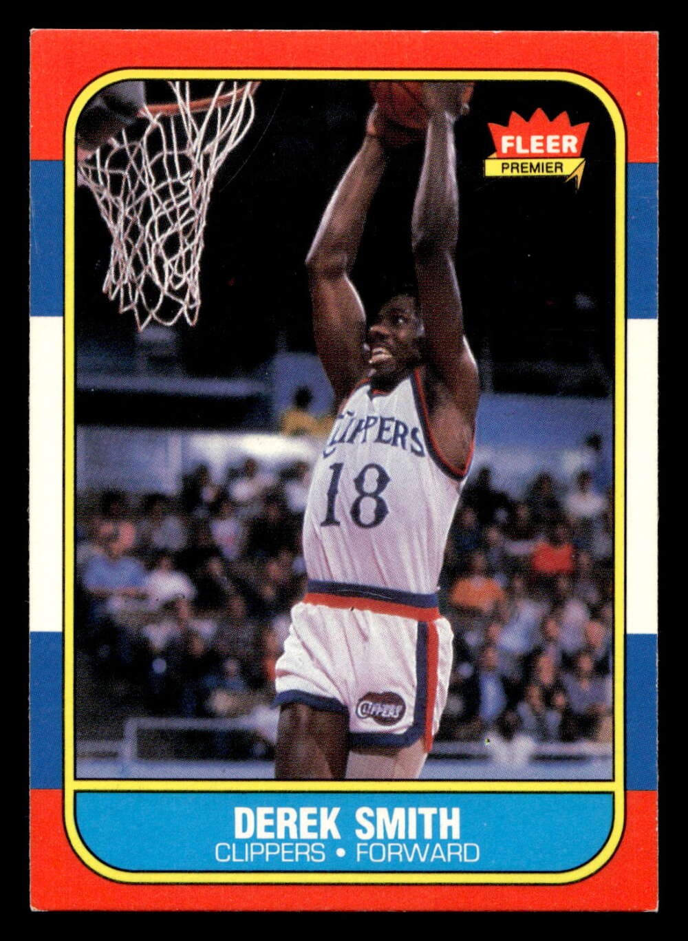 1986-87 Fleer #103 Derek Smith Ex-Mint Clippers Basketball