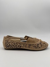 Circus by Sam Edelman Archer Women's Ballet Flat Beige Laser Cut Size 8